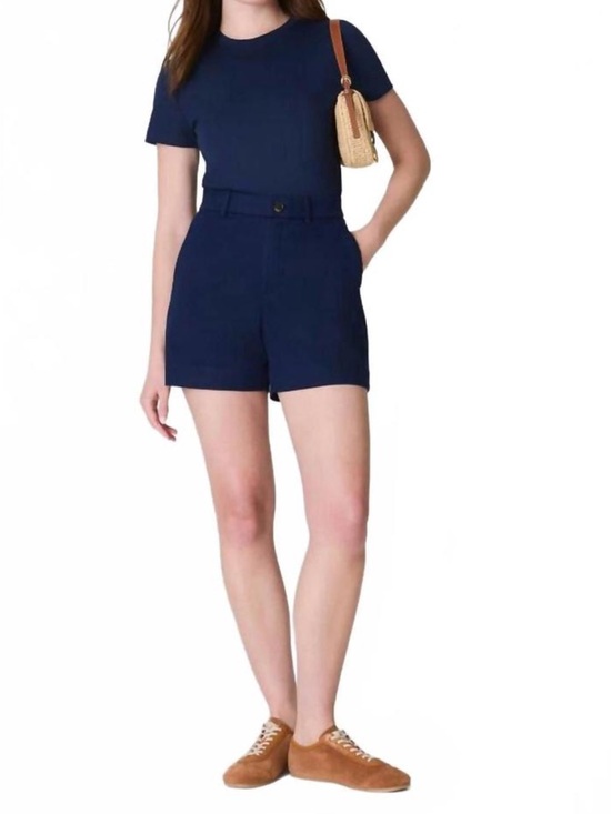 SPANX Pants - SPANX stretch twill shorts in timeless navy
